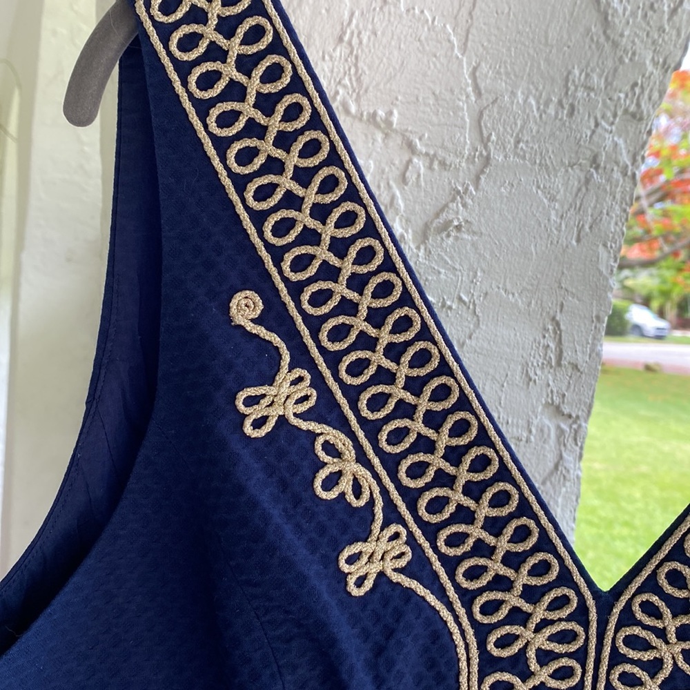 Lilly Pulitzer Dress- size 12 -midnight Blue - Picture 8 of 15